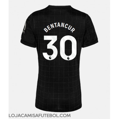 Camisa de Futebol Tottenham Hotspur Rodrigo Bentancur #30 Equipamento Secundário Mulheres 2025-26 Manga Curta Camisa de Futebol Tottenham Hotspur Rodrigo Bentancur #30 Equipamento Secundário Mulheres 2025-26 Manga Curta